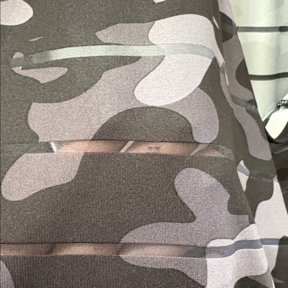 Zyia Active Havana Mesh Tank Top in Black Camo Size M - Picture 8 of 8
